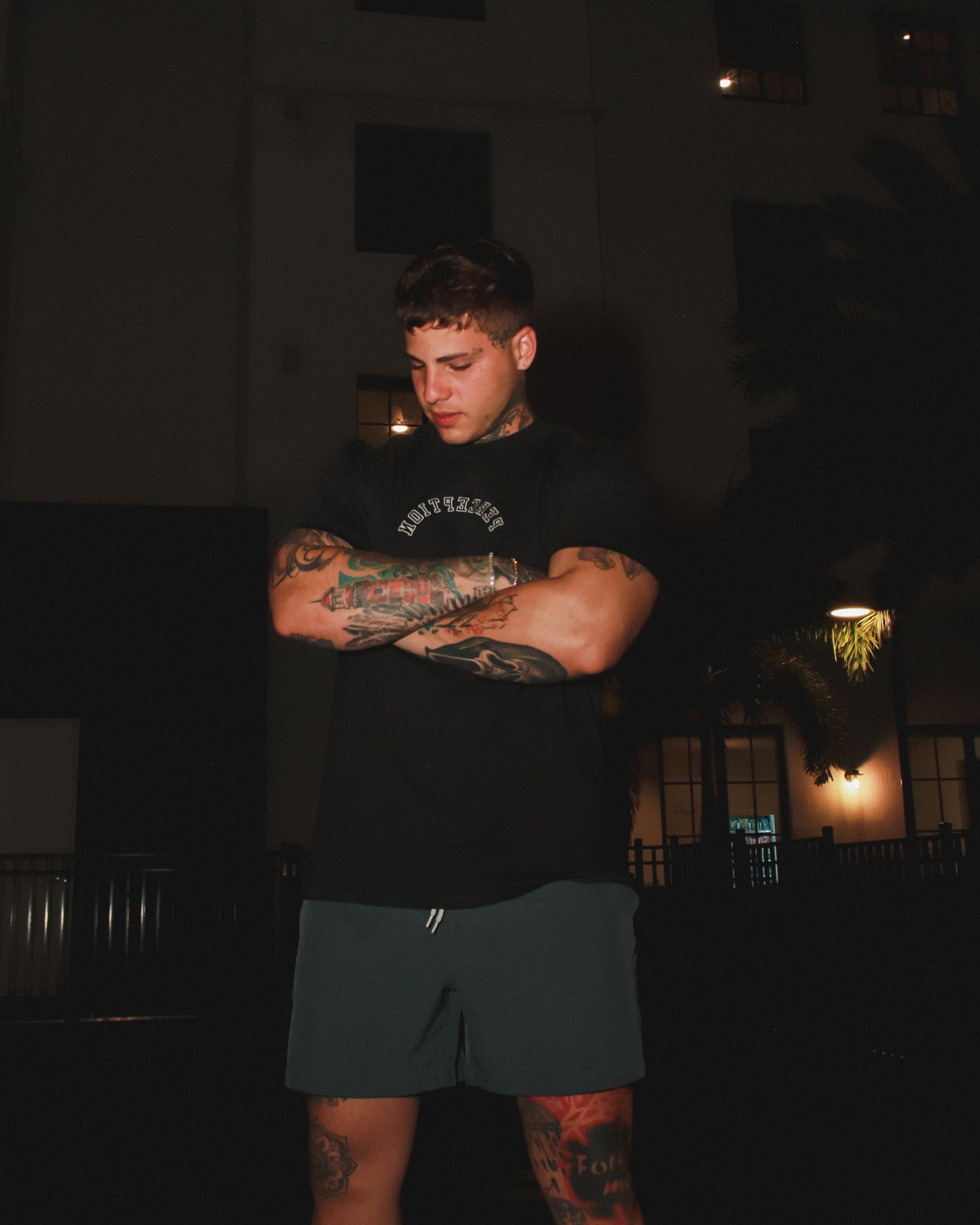 PERCEPTION - Black Heavyweight Tee