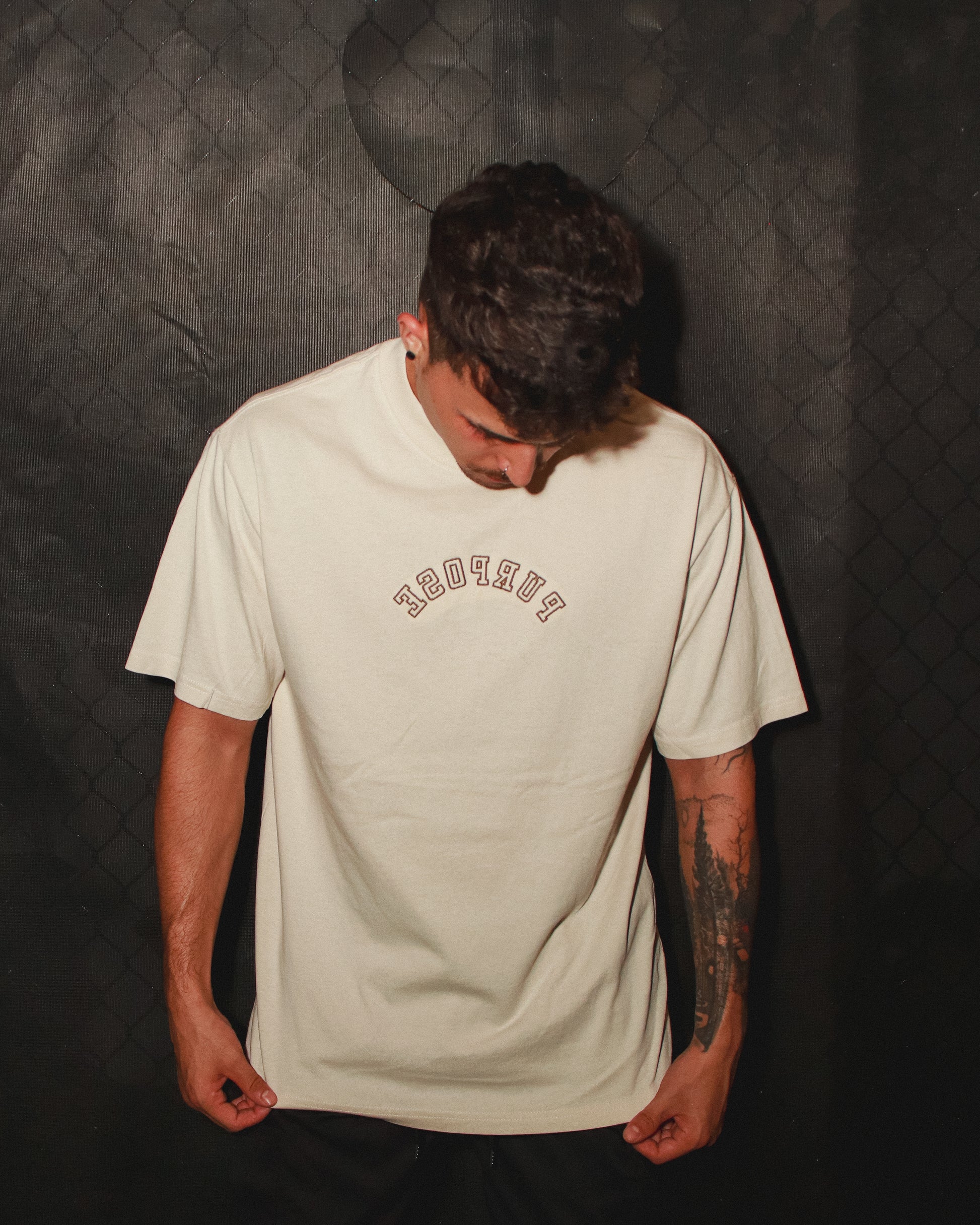 PURPOSE - Tan Heavyweight Tee