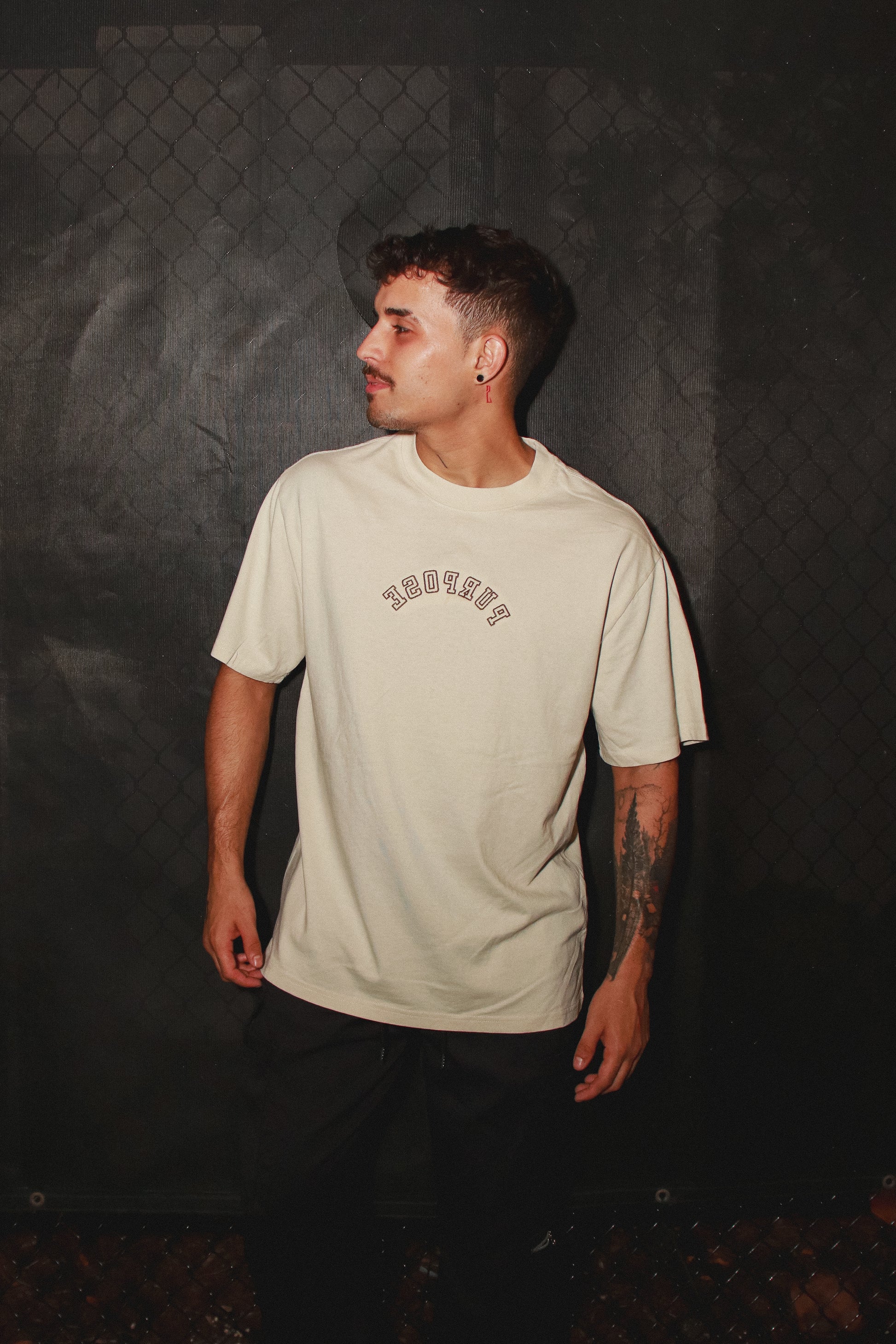 PURPOSE - Tan Heavyweight Tee