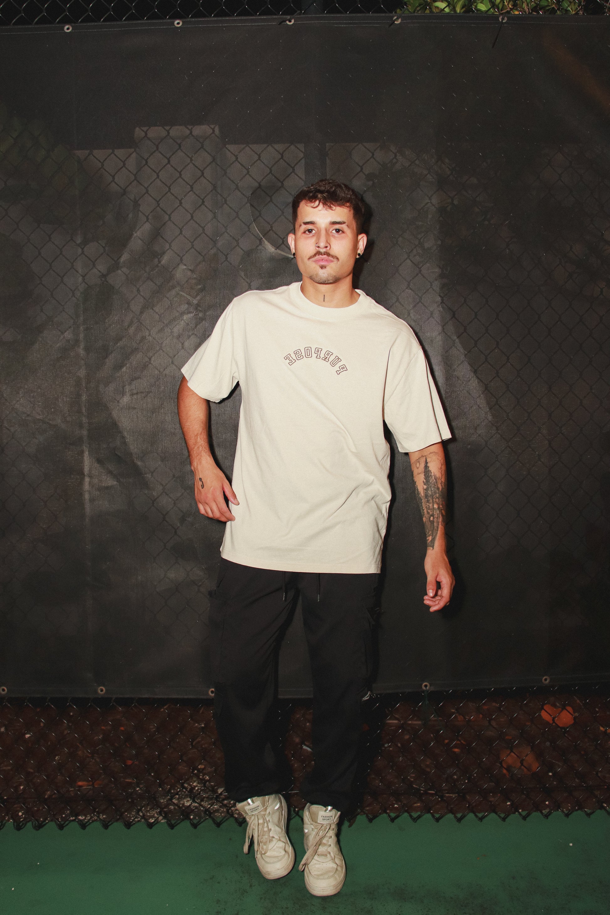 PURPOSE - Tan Heavyweight Tee